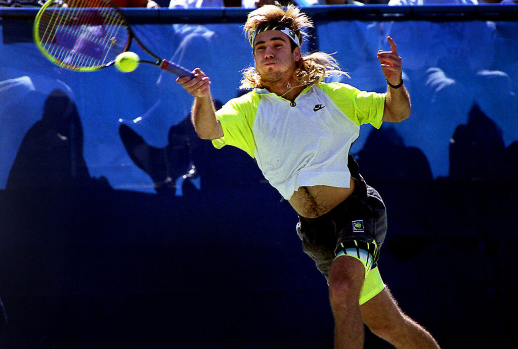 Andre Agassi Outfit de 1990 en el US Open