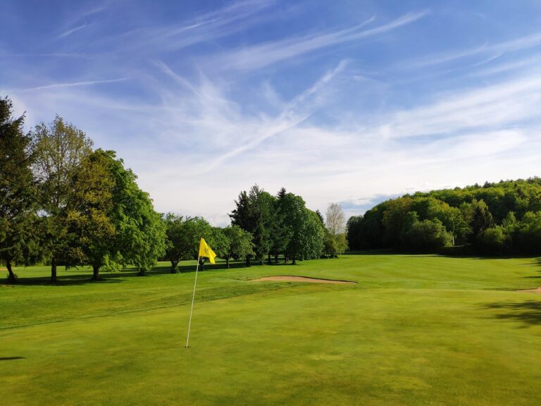 golf course flag green