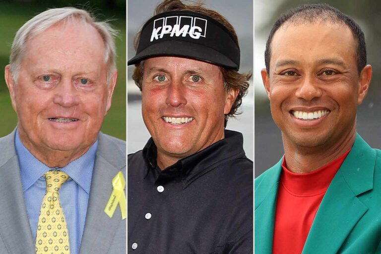 jack nicklaus phil mickelson tiger woods