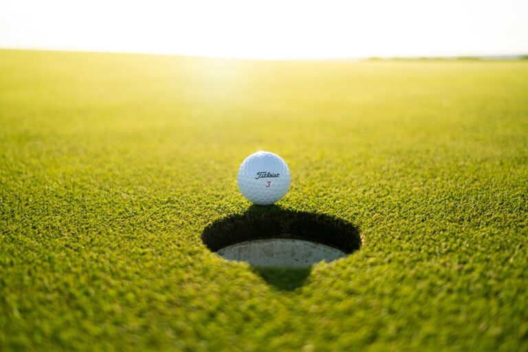 Fitleist Golf Ball on the green