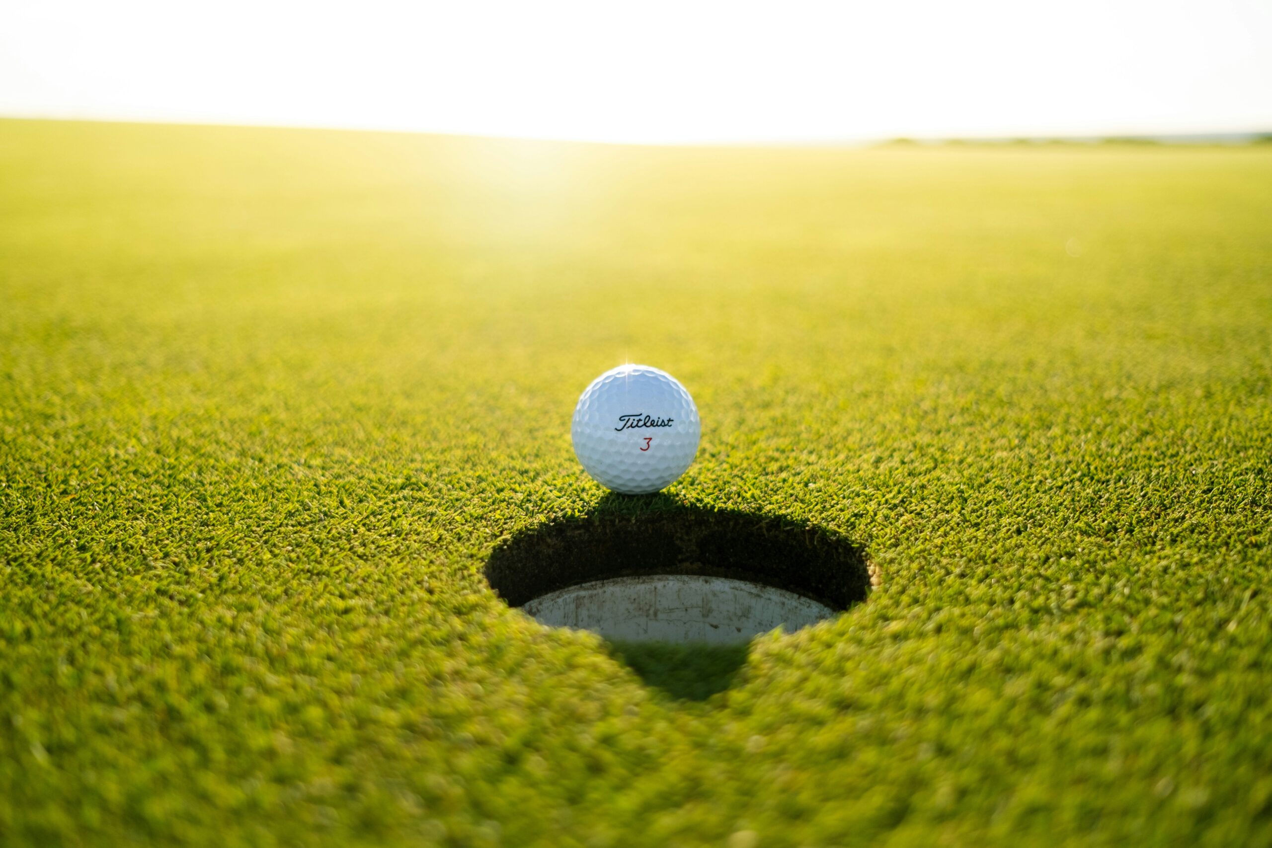 Fitleist Golf Ball on the green