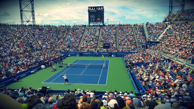 Partido de tenis US Open estadio