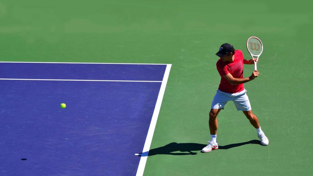 tennis one handed backhand roger federer