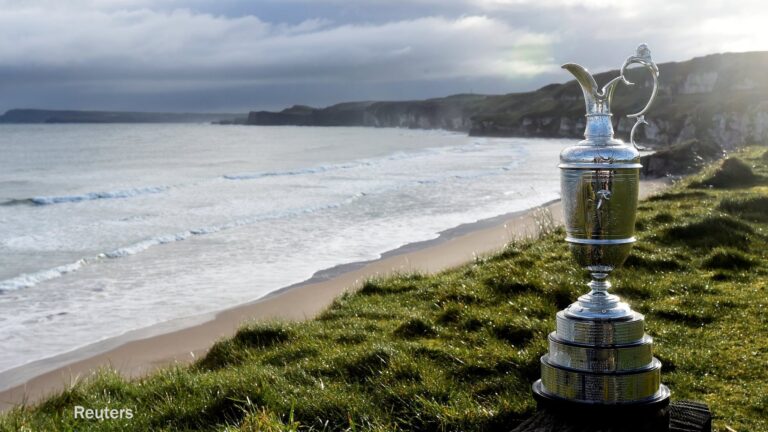 El Open Championship 2025 Claret Jug Royal Portrush