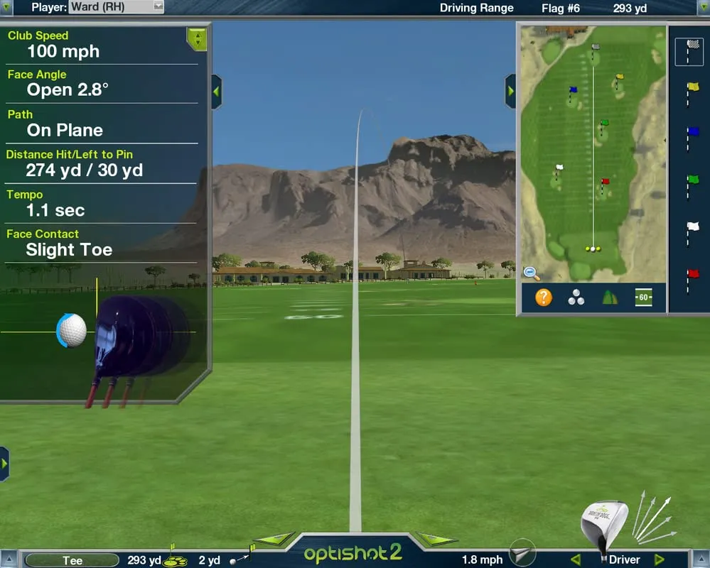 jugar golf en casa simulador optishot2