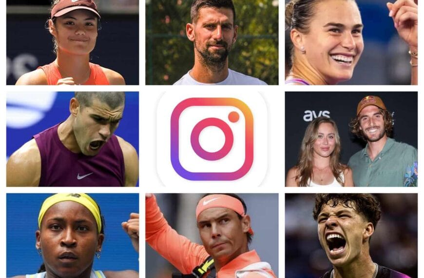 Tenistas con mas seguidores en instagram