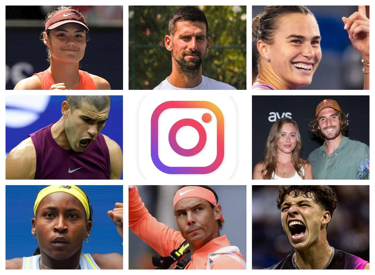 Tenistas con mas seguidores en instagram