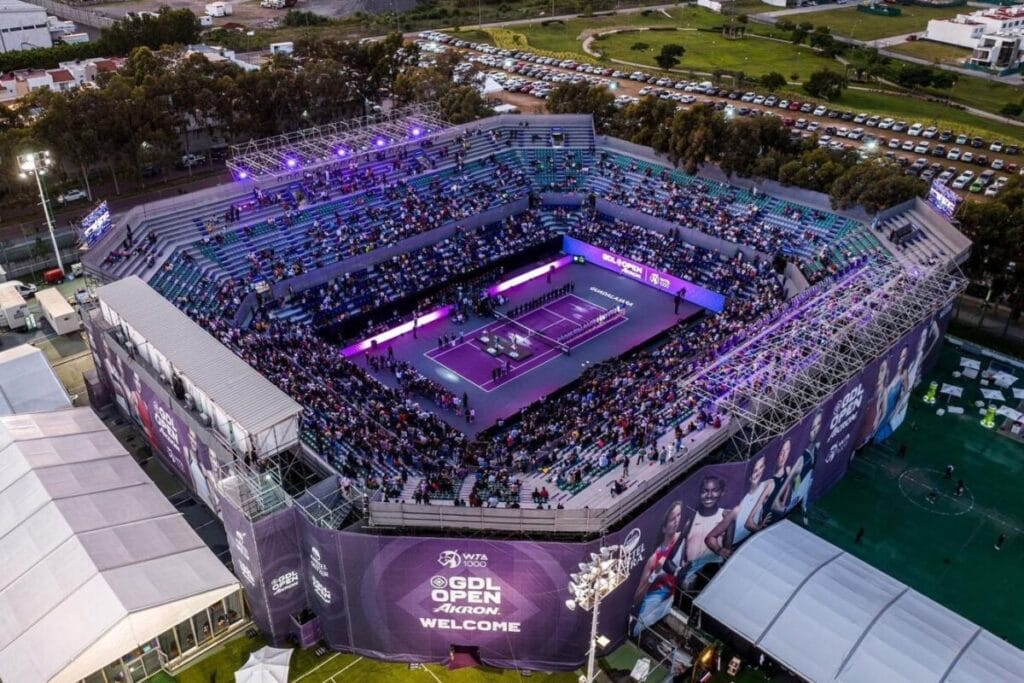 WTA Guadalajara Open 2025 Estadio Akron.