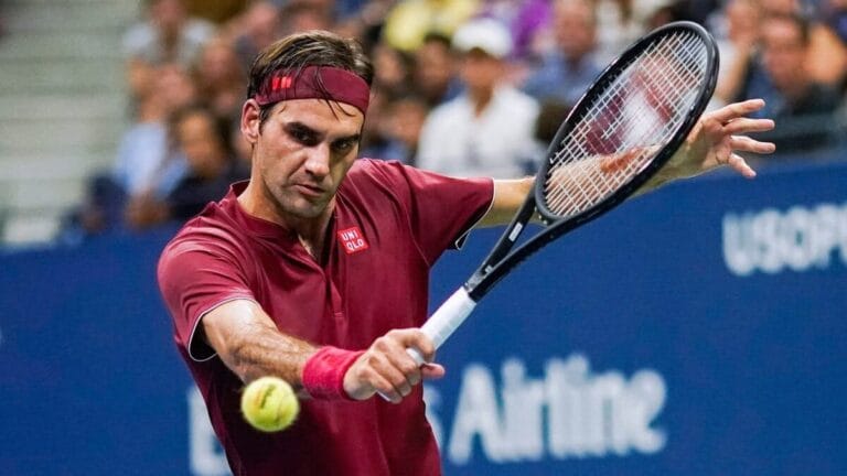 como hacer un slice de reves en tenis roger federer us open org