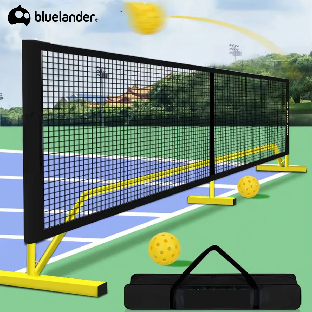 Red portátil de tenis y pickleball