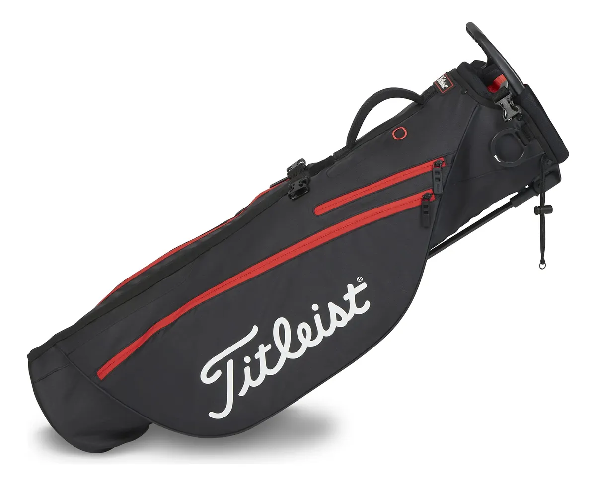 Titleist Premium Carry Bag Black/Black/Red