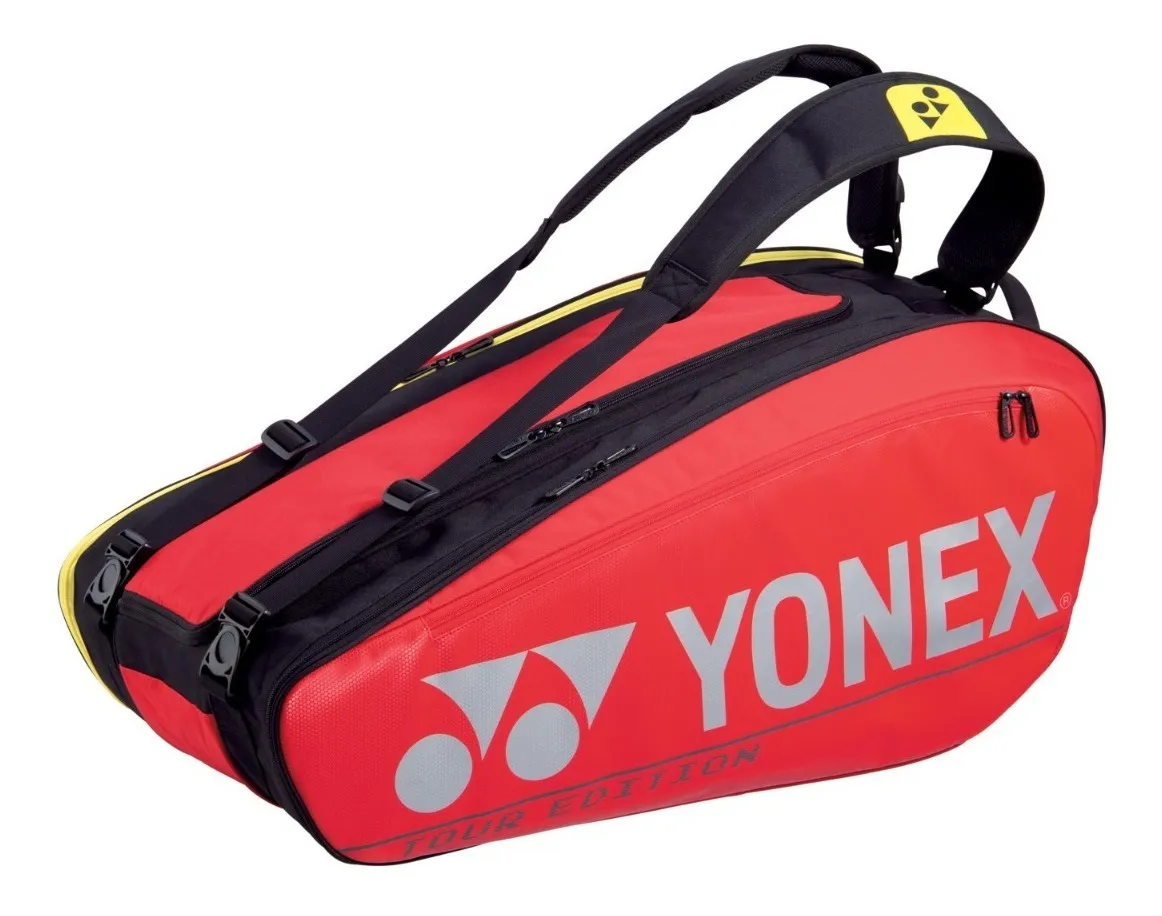 Raquetero Yonex Pro Bag 9 Raquetas Rojo
