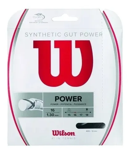 Set De Cuerda Synthetic Gut Power Negro Wilson
