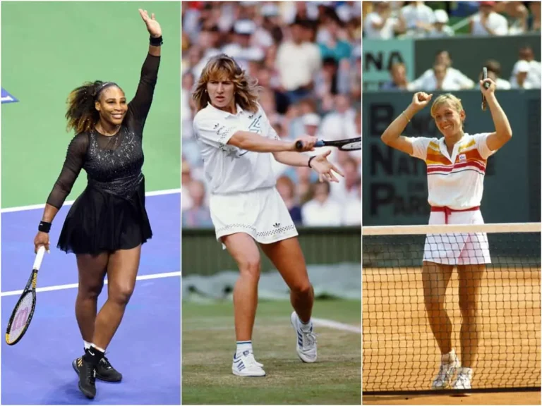 reinas del tenis femenino Serena Williams Steffi Graf Martina Navratilova