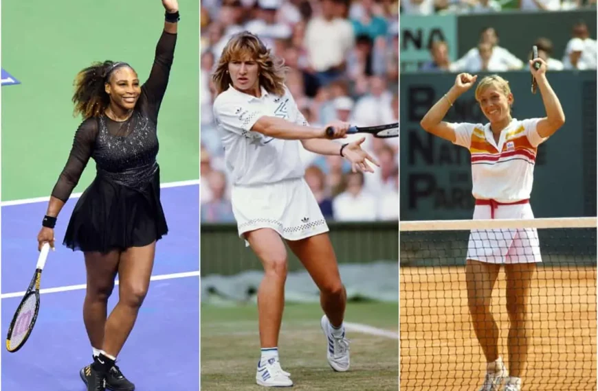 reinas del tenis femenino Serena Williams Steffi Graf Martina Navratilova